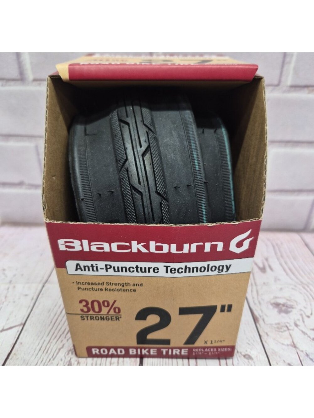 Mountain Bike Tire 27 Blackburn‎ Heavy Duty Off Road Anti Puncture Bicycle Wheel